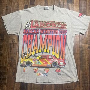 Vintage 1996 Terry Labonte NASCAR Winston Cup Champion Tee USA Delta L